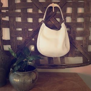Rebecca minkoff white unlined hobo